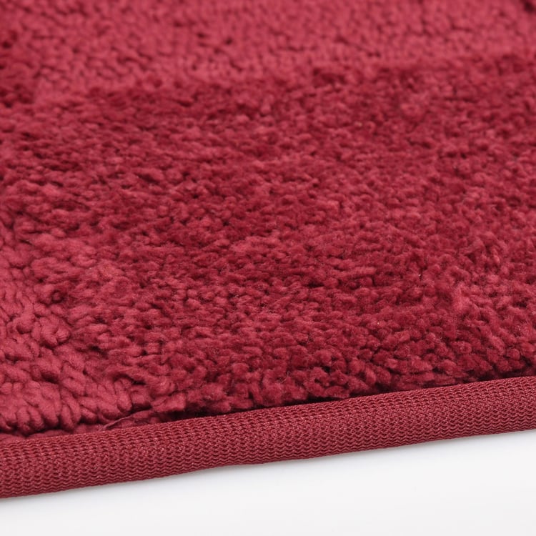 STELLAR HOME Crystal Checked Anti-Slip Bath Mat - 60x40cm