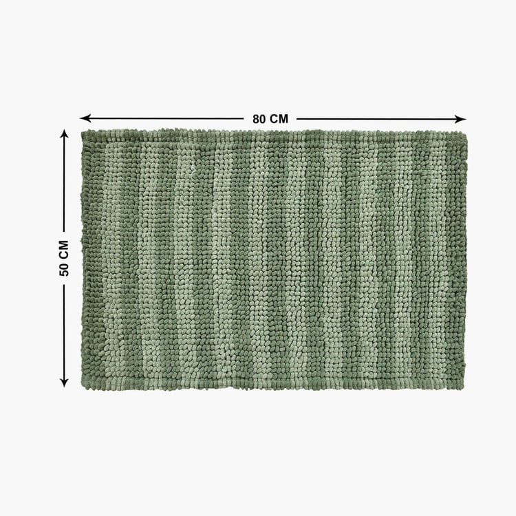 STELLAR HOME Miami Striped Anti-Slip Bath Mat - 50x80cm