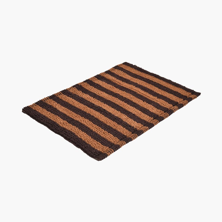 STELLAR HOME Miami Striped Anti-Slip Bath Mat - 50x80cm