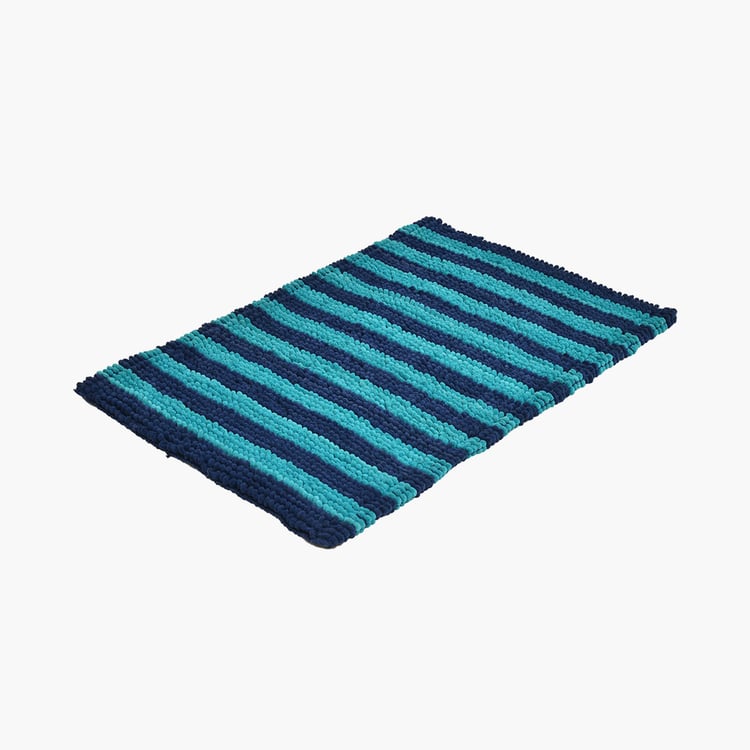 STELLAR HOME Miami Striped Bath Mat - 80x50cm