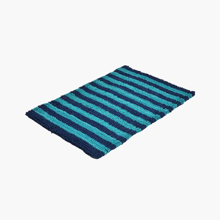 STELLAR HOME Miami Striped Bath Mat - 60x40cm