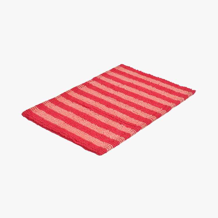 STELLAR HOME Miami Striped Bath Mat - 60x40cm