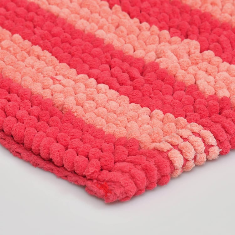 STELLAR HOME Miami Striped Bath Mat - 60x40cm