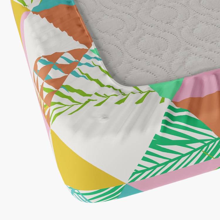 STELLAR HOME Valentina Cotton 140TC Printed 3Pcs King Fitted Bedsheet Set