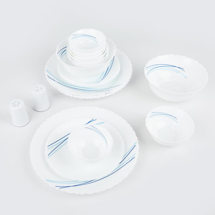 Velox Cool Lines 20Pcs Opalware Dinner Set