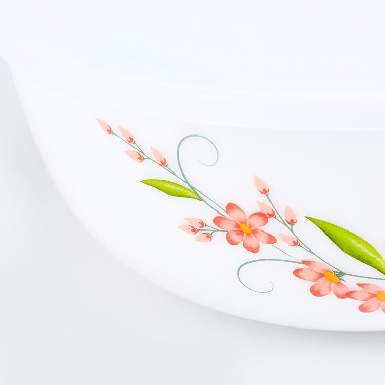 Velox Creeper Set of 3 Opalware Printed Mixing Bowls with Lids