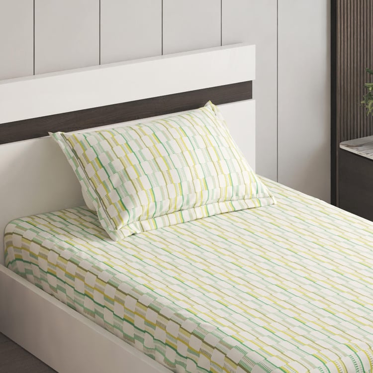 Harold Printed 2Pcs Single Bedsheet Set