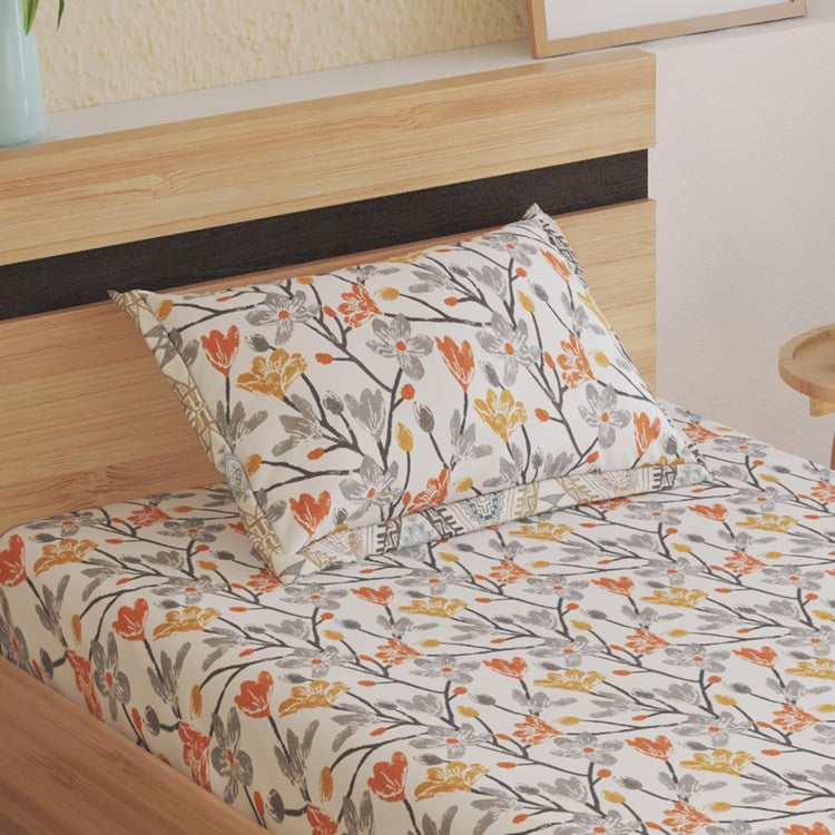 Harold Printed 2Pcs Single Bedsheet Set