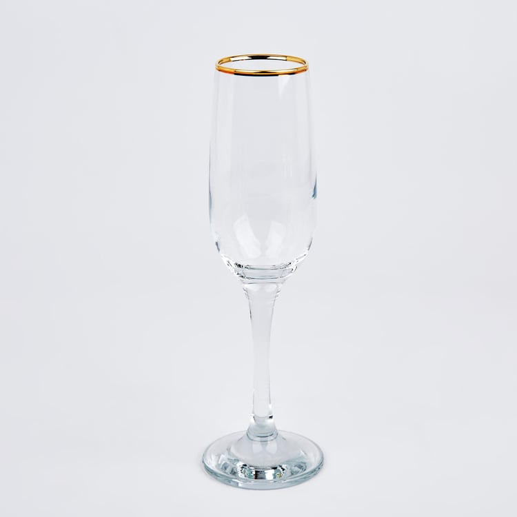 Kin Set of 6 Champagne Glasses - 210ml