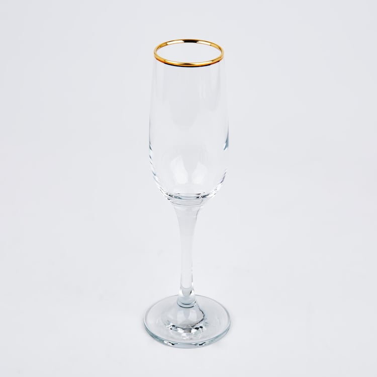 Kin Set of 6 Champagne Glasses - 210ml