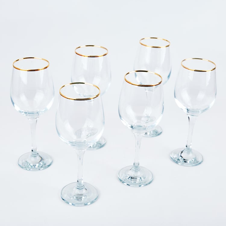 Kin Set of 6 Wine Glasses - 425ml