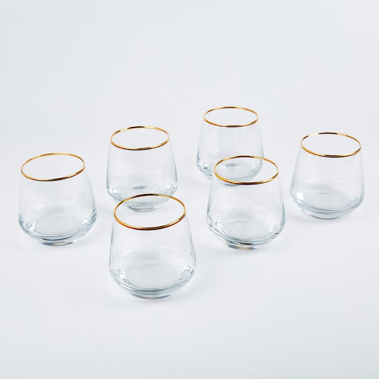 Kin Set of 6 Whisky Glasses - 320ml