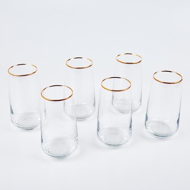 Kin Set of 6 Highball Glasses - 370ml