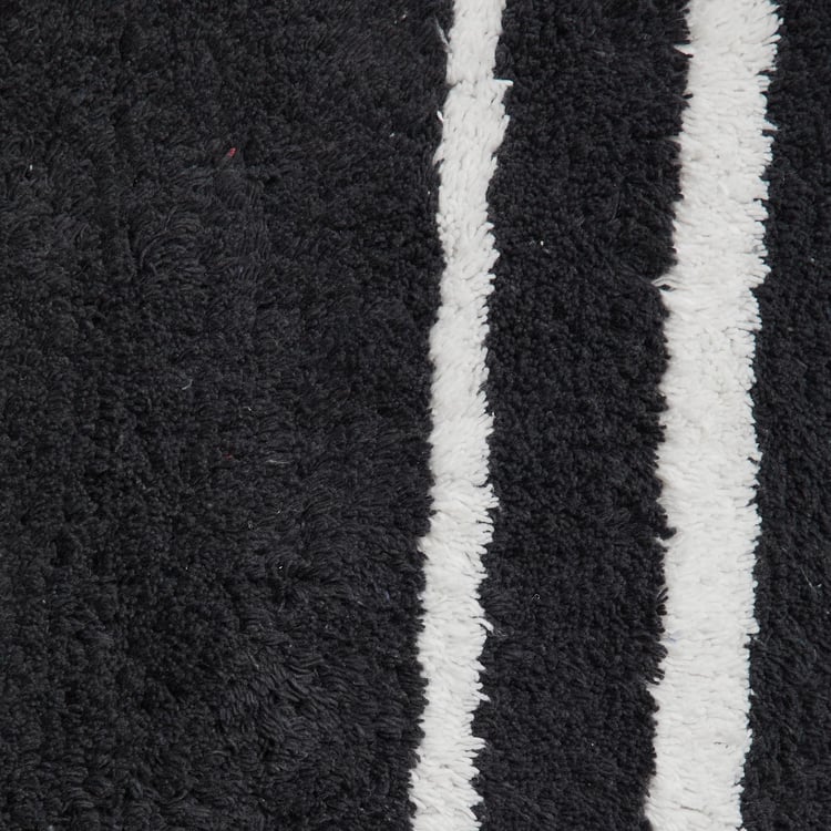 Corsica Cotton Stripes Anti-Slip Bath Mat - 60x40cm