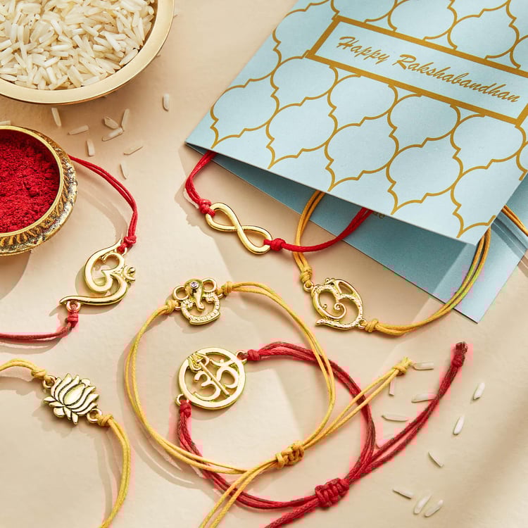 Bandhan Om with Trishul Rakhi