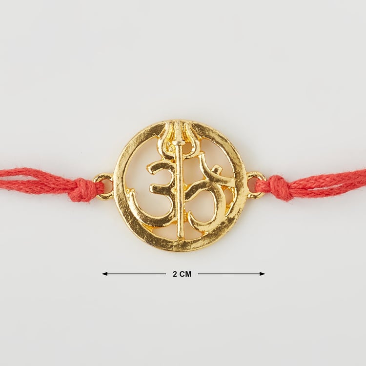 Bandhan Om with Trishul Rakhi