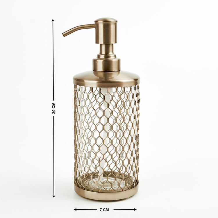 Panama Cage Glass Soap Dispenser - 250ml