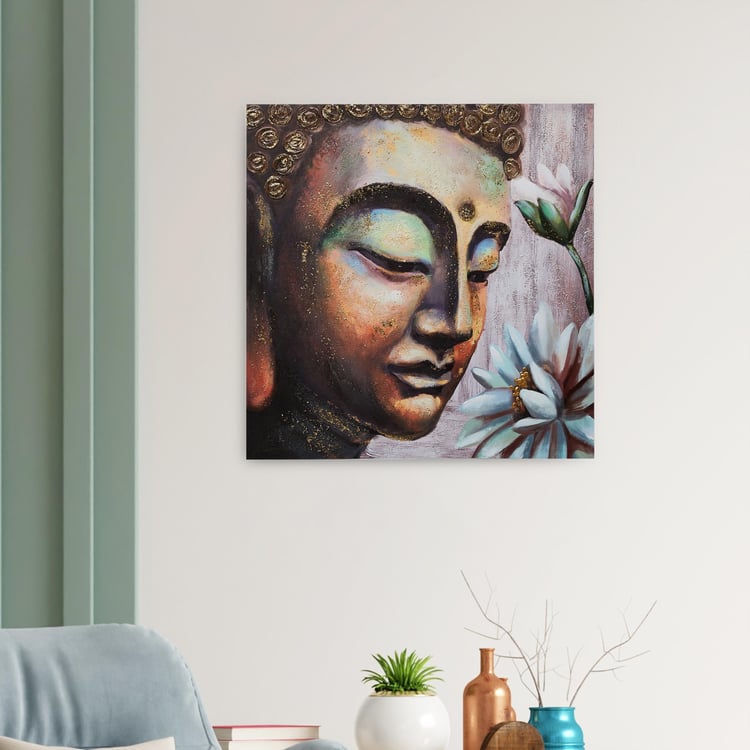 Artistry Canvas Serene Buddha Picture Frame - 60x60cm