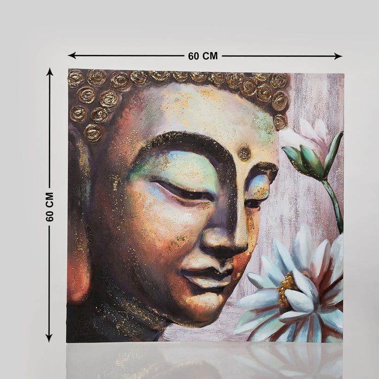 Artistry Canvas Serene Buddha Picture Frame - 60x60cm