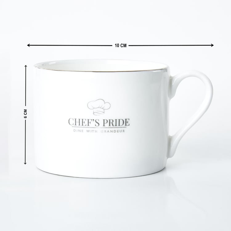 Chef's Pride Bone China Cup and Saucer - 200ml