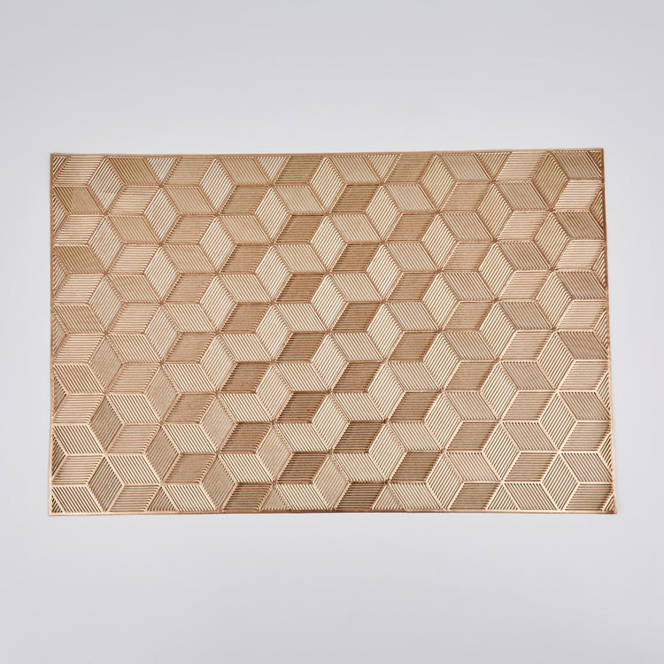 Cinder PVC Geometric Lasercut Placemat