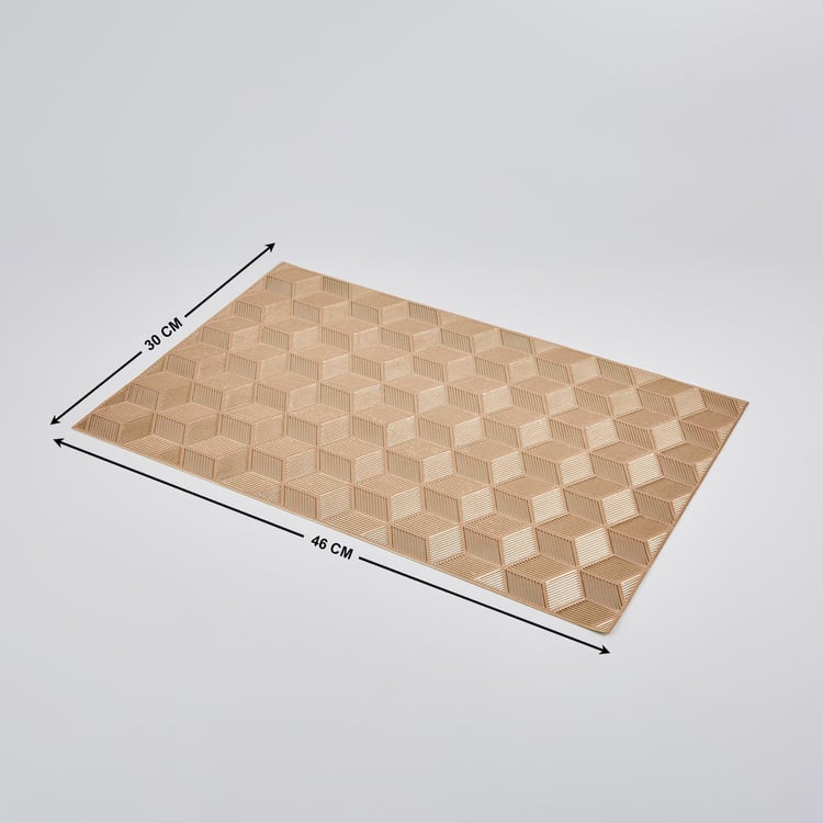 Cinder PVC Geometric Lasercut Placemat