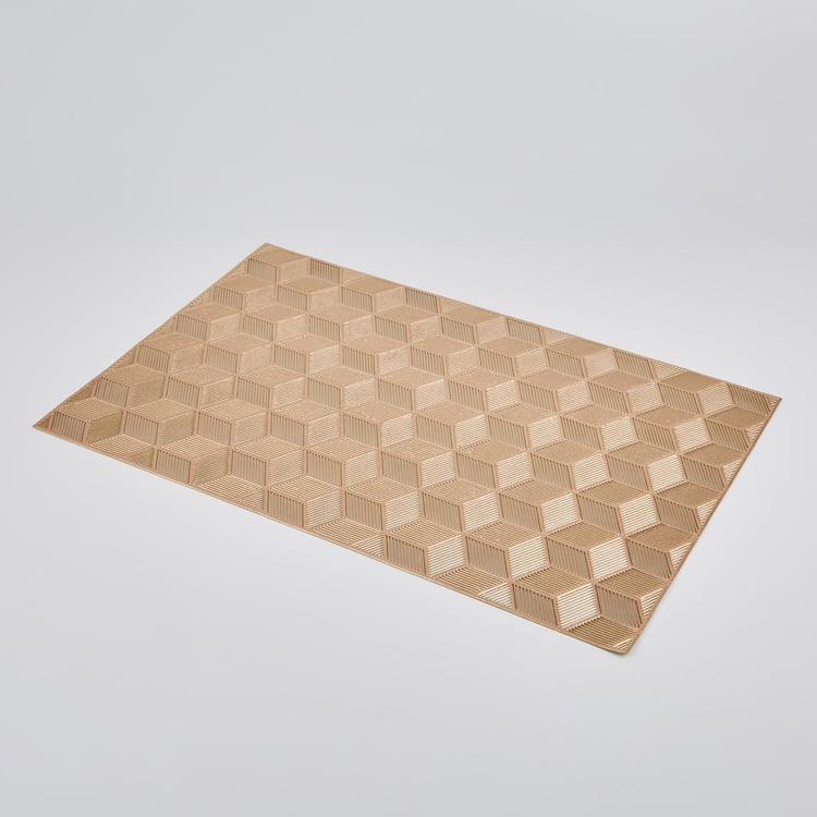 Cinder PVC Geometric Lasercut Placemat