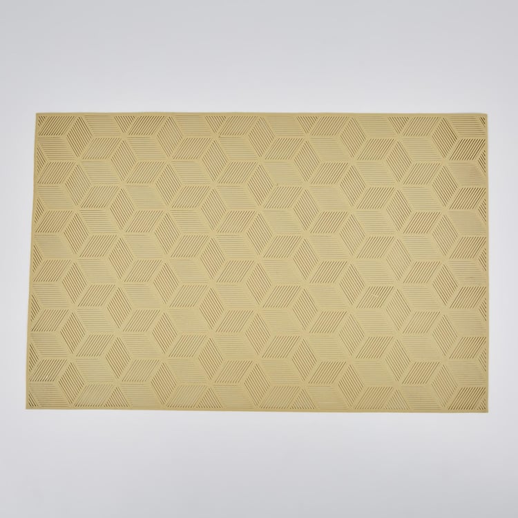 Cinder PVC Geometric Lasercut Placemat