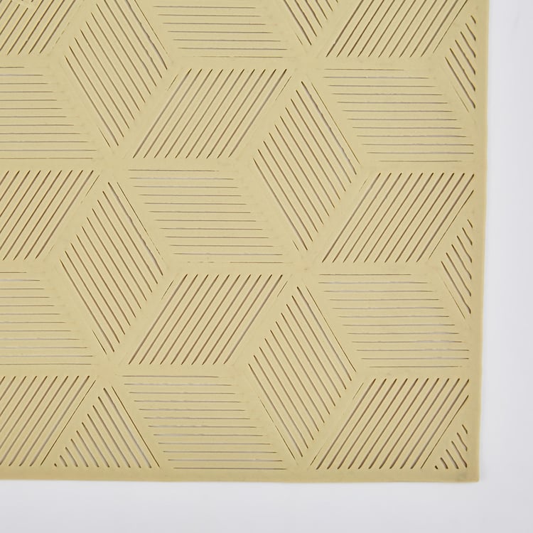 Cinder PVC Geometric Lasercut Placemat