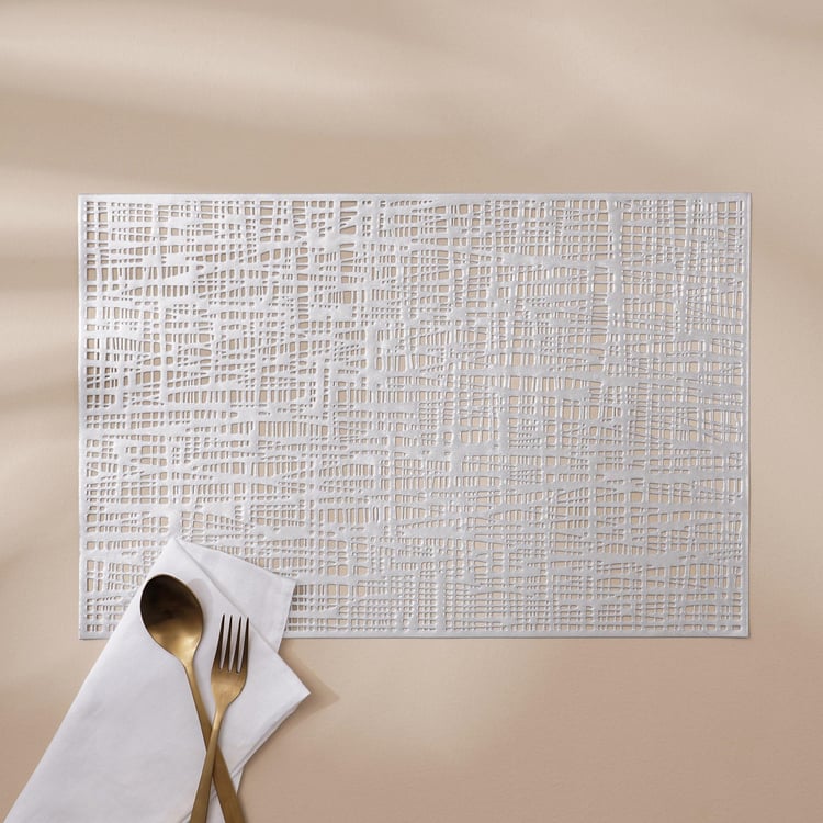 Cinder PVC Cut-Work Placemat