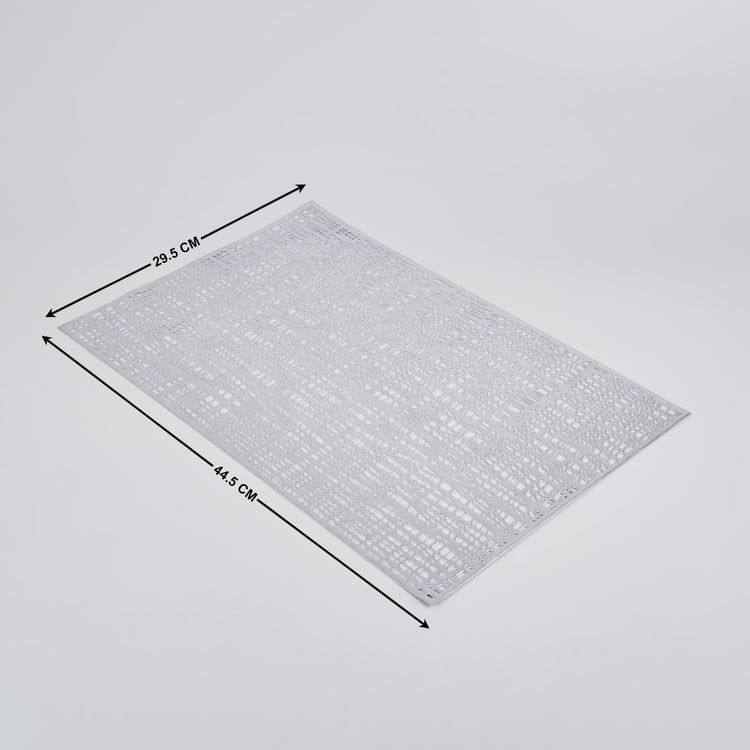 Cinder PVC Cut-Work Placemat