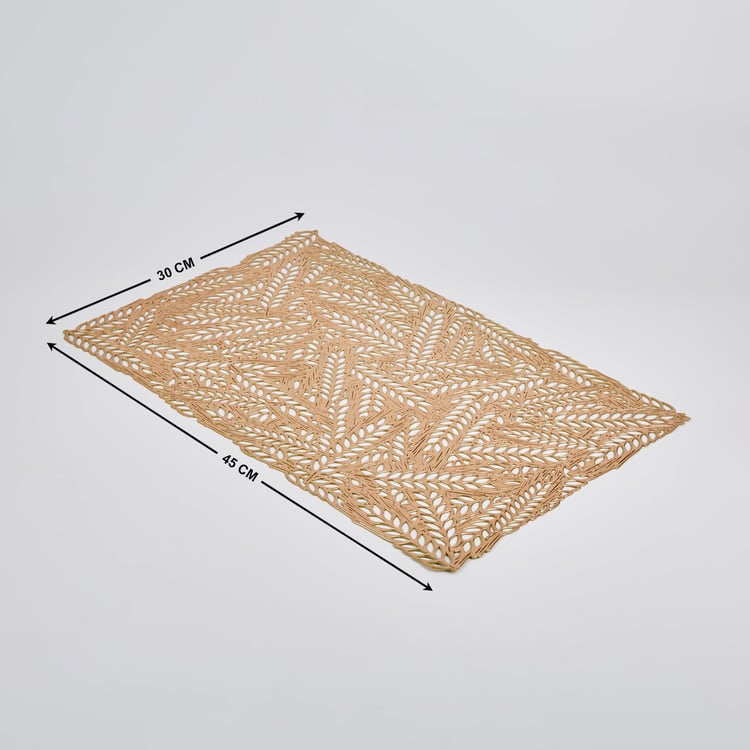 Cinder PVC Cutwork Placemat