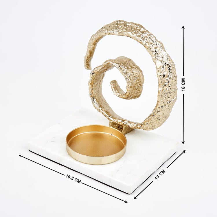 Eternity Vogue Aluminium Pillar Candle Holder