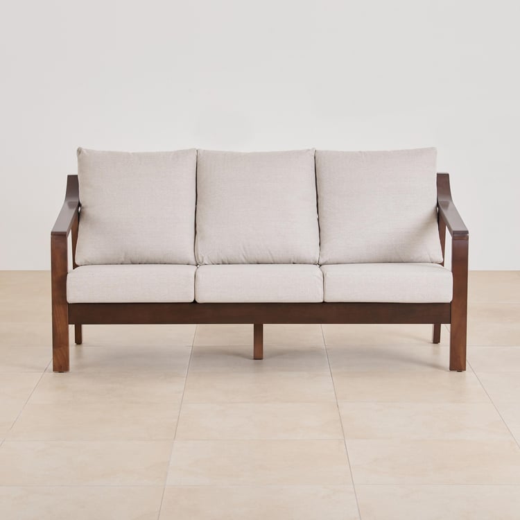 Helios Zara NXT Fabric 3-Seater Sofa - Beige