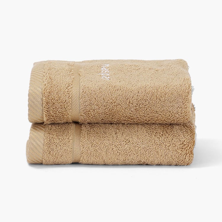 MASPAR Amor Set of 2 Bamboo Cotton Hand Towels - 70x40cm