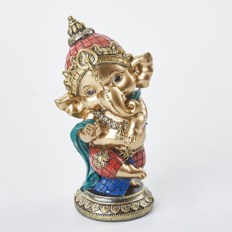 Alpana Polyresin Baby Ganesha Mudra Figurine