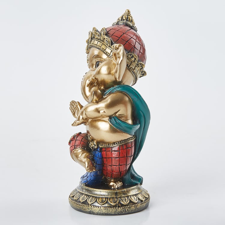 Alpana Polyresin Baby Ganesha Mudra Figurine