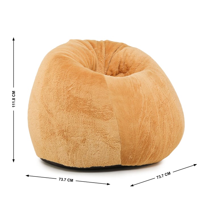 Helios Lunar Teardrop Bean Bag Cover - Brown