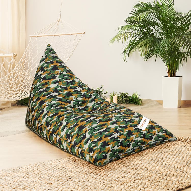 Helios Moana Canvas Bean Bag Cover - Green