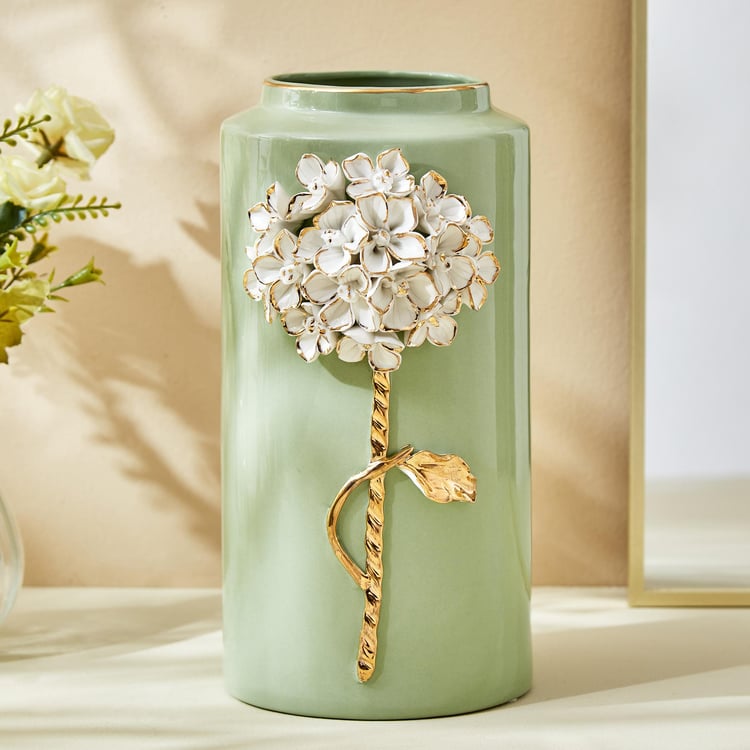 Moksha Ceramic Floral Vase