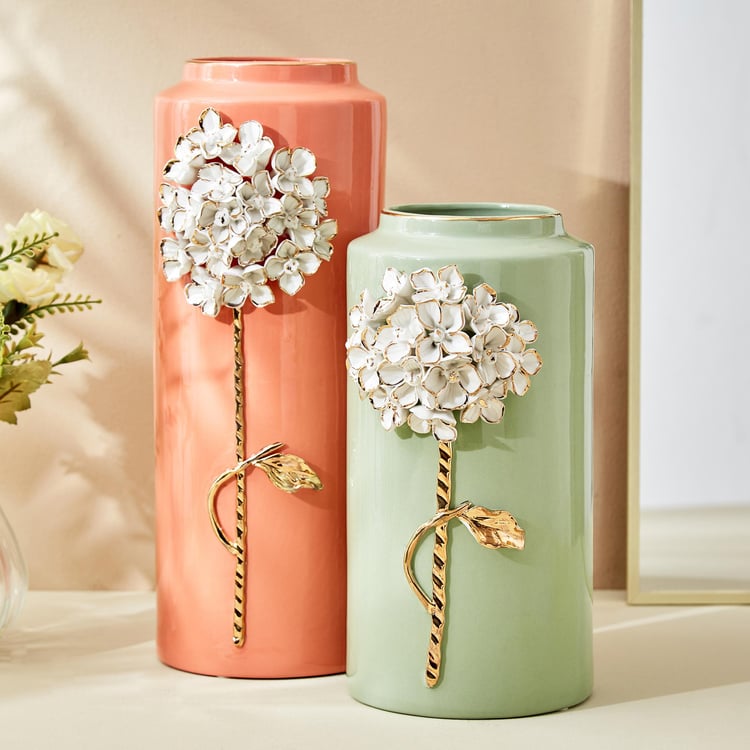 Moksha Ceramic Floral Vase