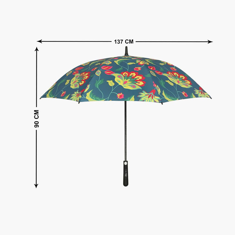 INDIAN CIRCUS Cyanic Pop Burst Printed Umbrella