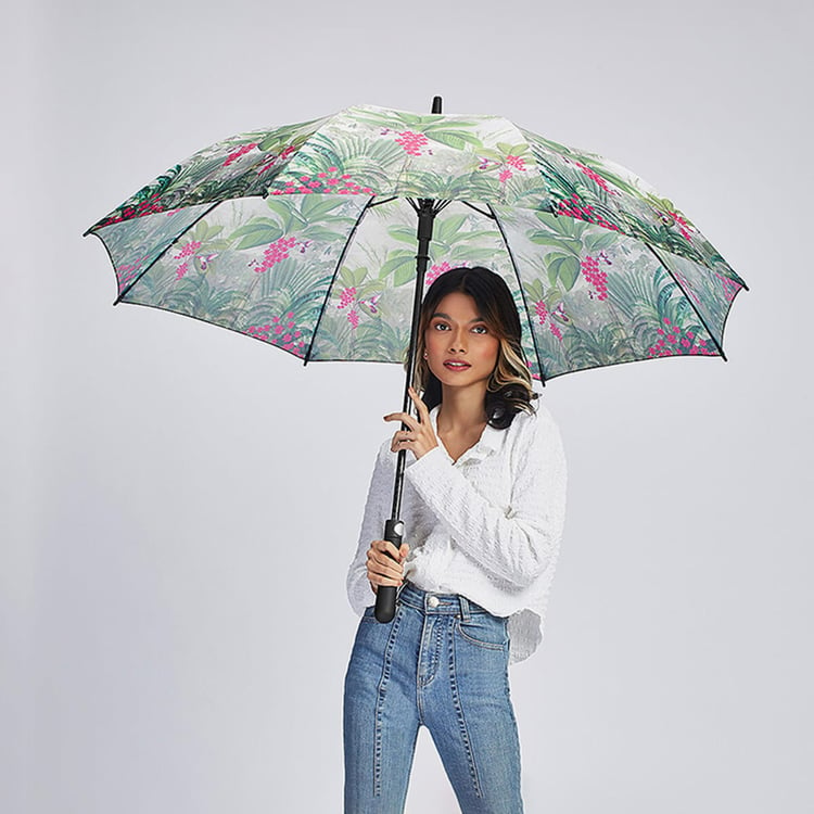 INDIAN CIRCUS Tropical View Printed Umbrella