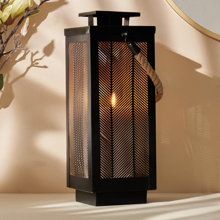 Aerin Iron Cut-Out Hanging Lantern