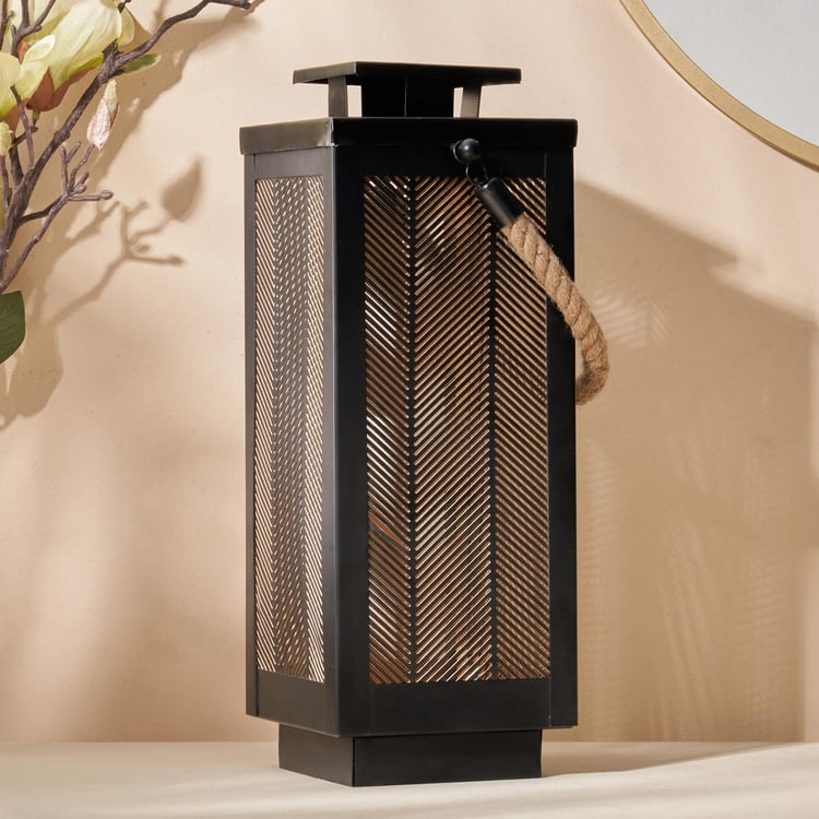 Aerin Iron Cut-Out Hanging Lantern