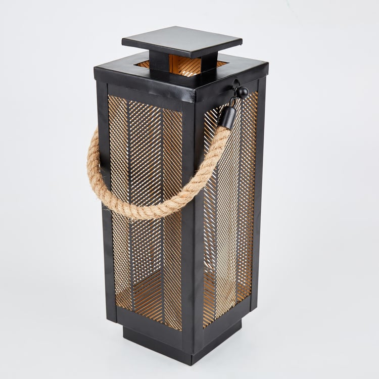 Aerin Iron Cut-Out Hanging Lantern