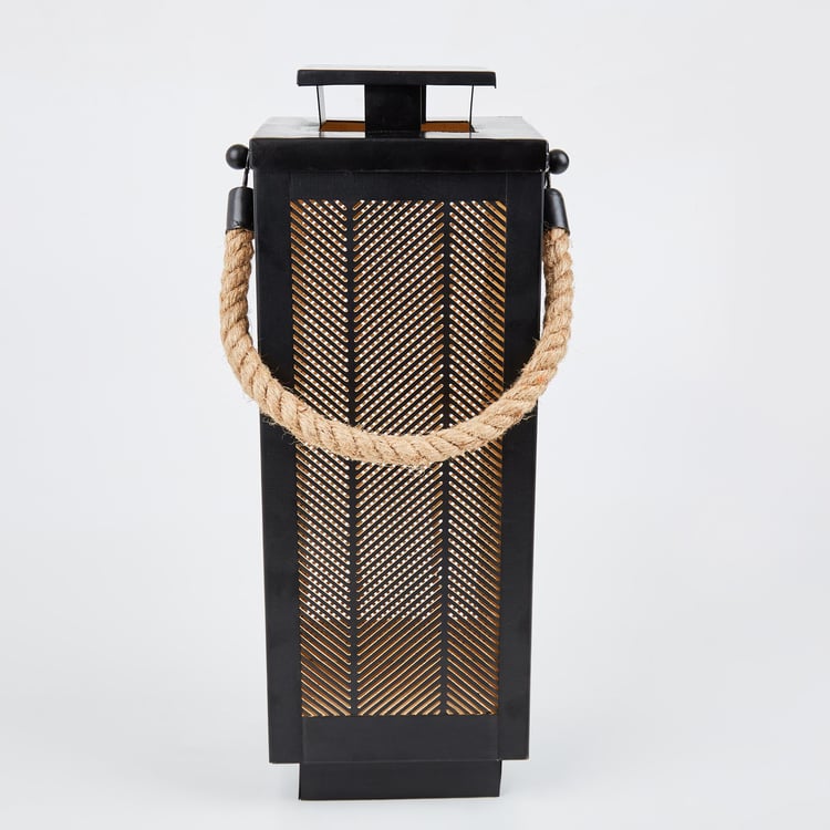 Aerin Iron Cut-Out Hanging Lantern