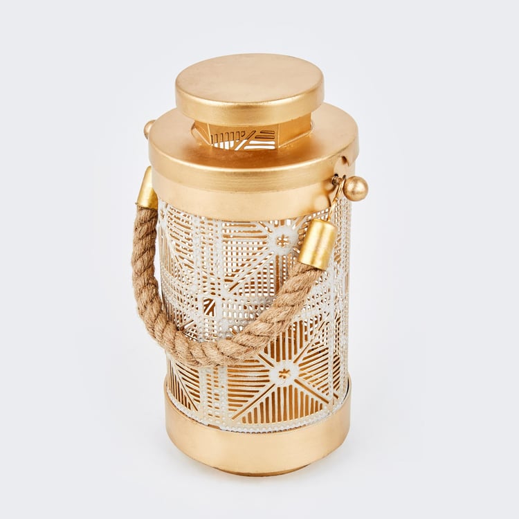 Aerin Iron Cut-Out Hanging Lantern