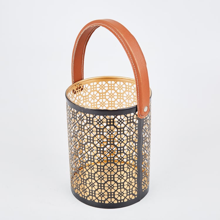 Aerin Iron Cut-Out Hanging Lantern