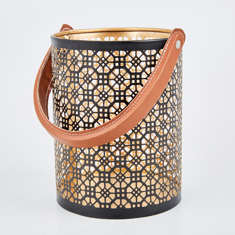 Aerin Iron Cut-Out Hanging Lantern